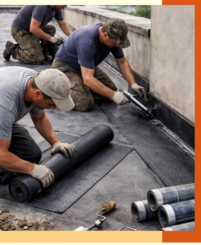 Гидроизоляция кровли в Кызыле от 4667 руб. — профессиональная гидроизоляция крыши | ТепломастерКзл