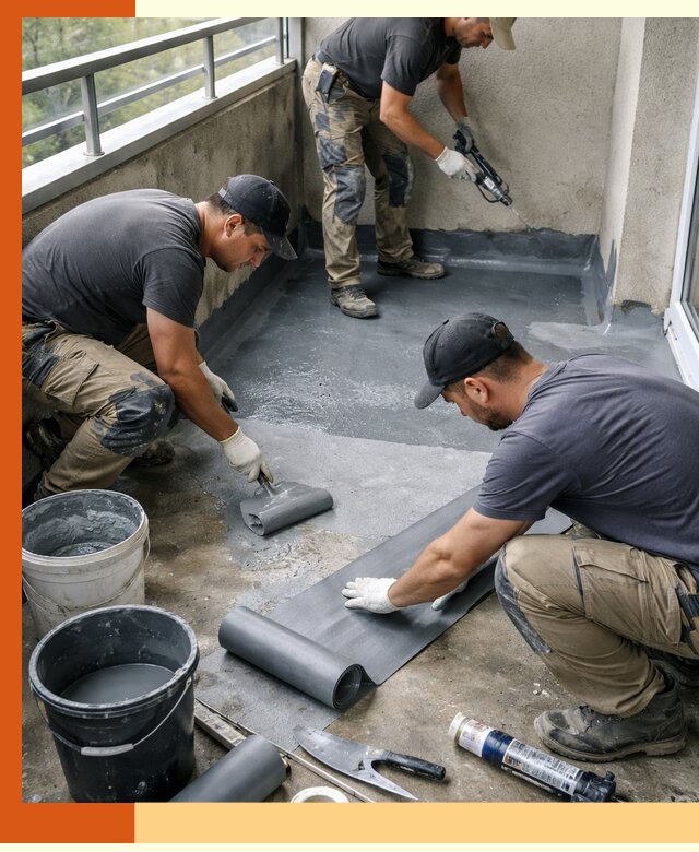 Гидроизоляция балкона в Кызыле: надежная защита от протечек