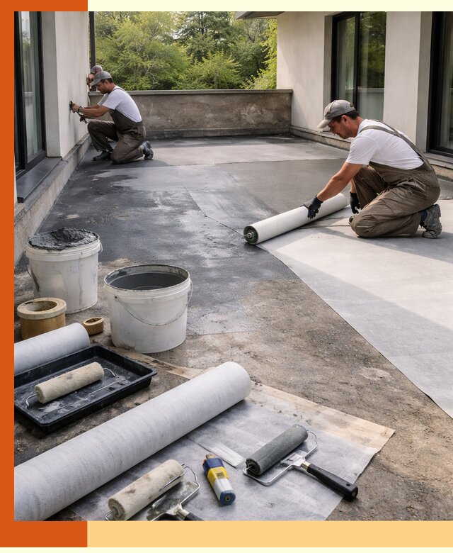 Гидроизоляция террасы в Кызыле — надежная защита от влаги и протечек