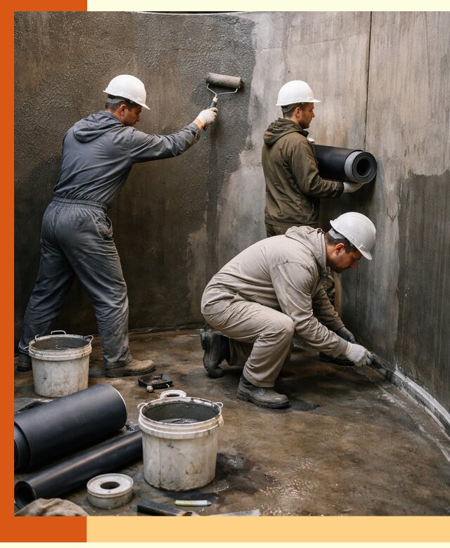 Гидроизоляция резервуара профессионально в Кызыле