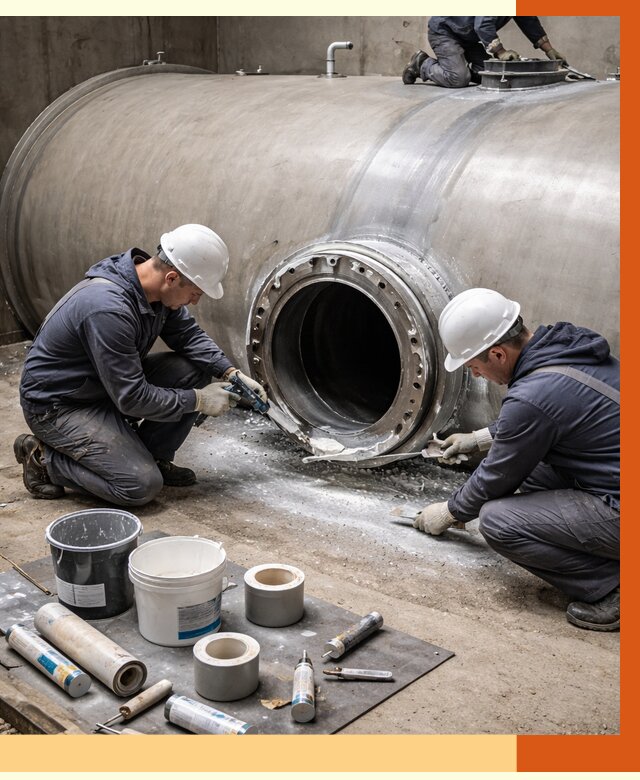 Гидроизоляция резервуара с топливом в Кызыле от 77783 руб. под ключ | ТепломастерКзл