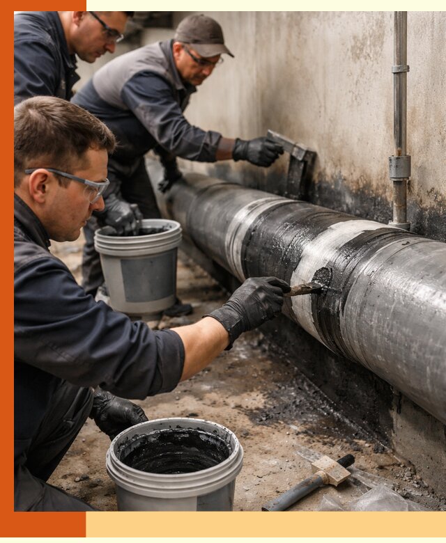 Гидроизоляция труб в Кызыле — защита и герметизация коммуникаций