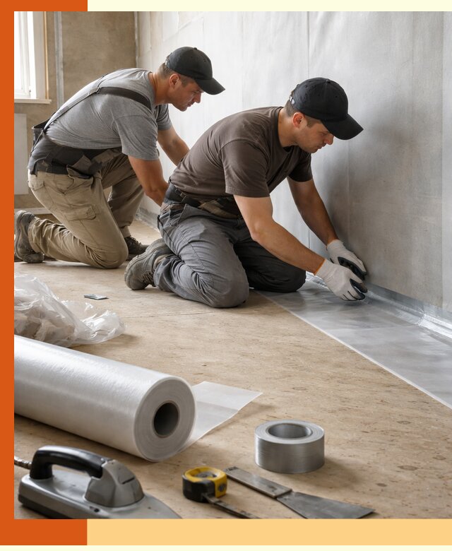 Монтаж пароизоляции для дома и помещений в Кызыле