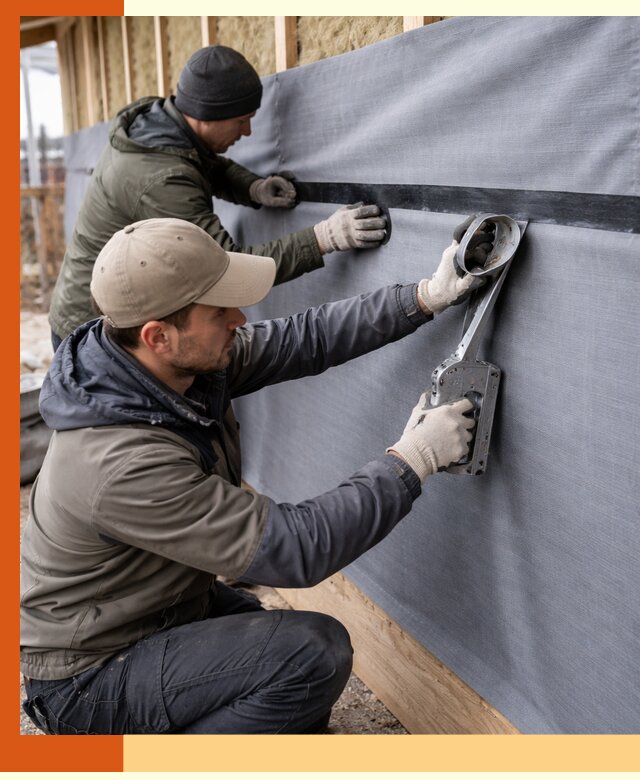 Монтаж ветроизоляции зданий и конструкций в Кызыле