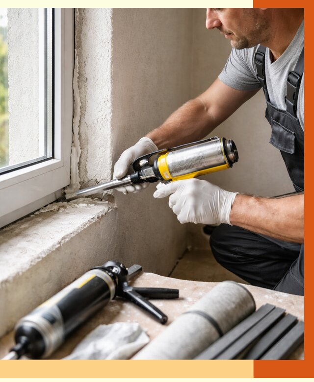 Герметизация стыков и примыканий в Кызыле от 1245 руб. под ключ | ТепломастерКзл