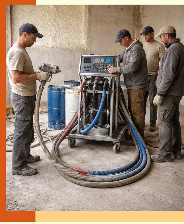 Аренда установки для напыления ППУ в Кызыле на выгодных условиях